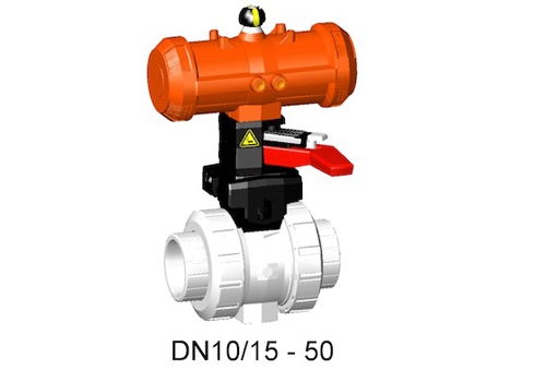 +GF+ 230型氣動(dòng)球閥 PVC-C FO（常開）