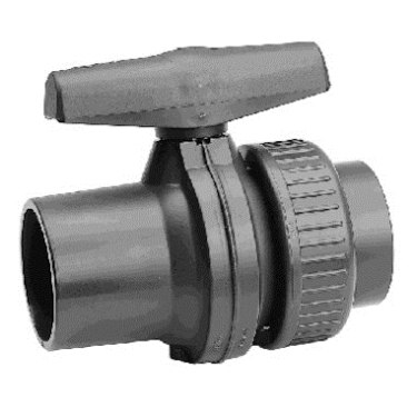 瑞士+GF+手動(dòng)閥門(mén) 354型球閥 PVC-U帶Rp螺紋承插端