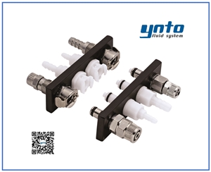 Multi–Mount 多管道面板系列接頭，CPC塑料快速接頭 Multi-Mount Series